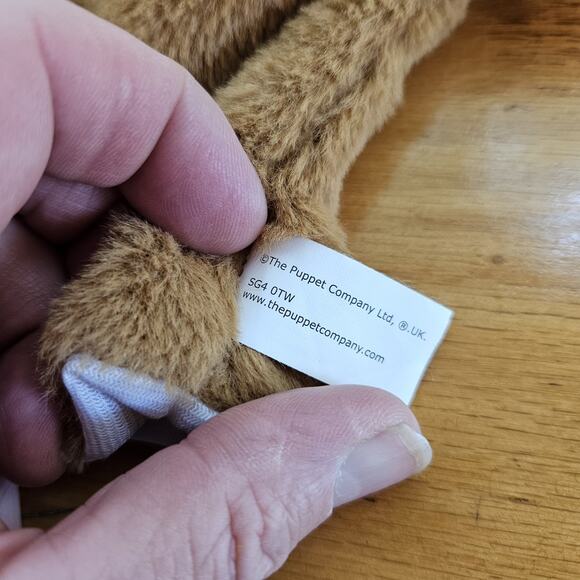 Puppet Company LION hand plush stuffed animal with bonus GIRAFFE - Picture 5 of 13